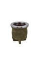Mate ceramica camionero cuero chancho acero grande verde