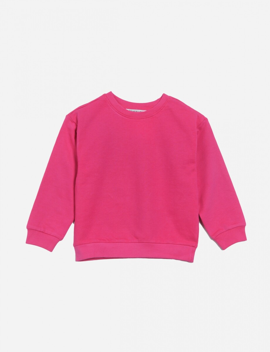 Sweatshirt cuello a la base - Rosado 