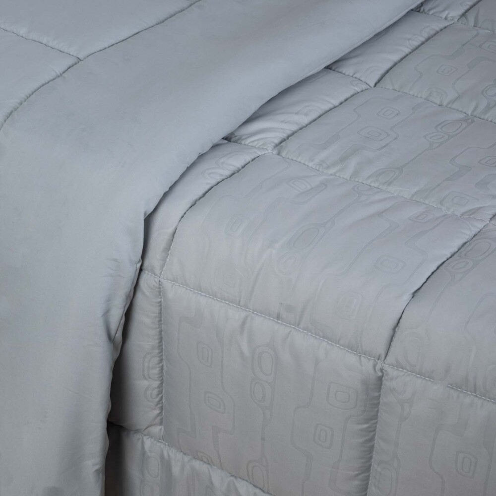 ACOLCHADO KING POLIESTER VERDE EMBOSSED