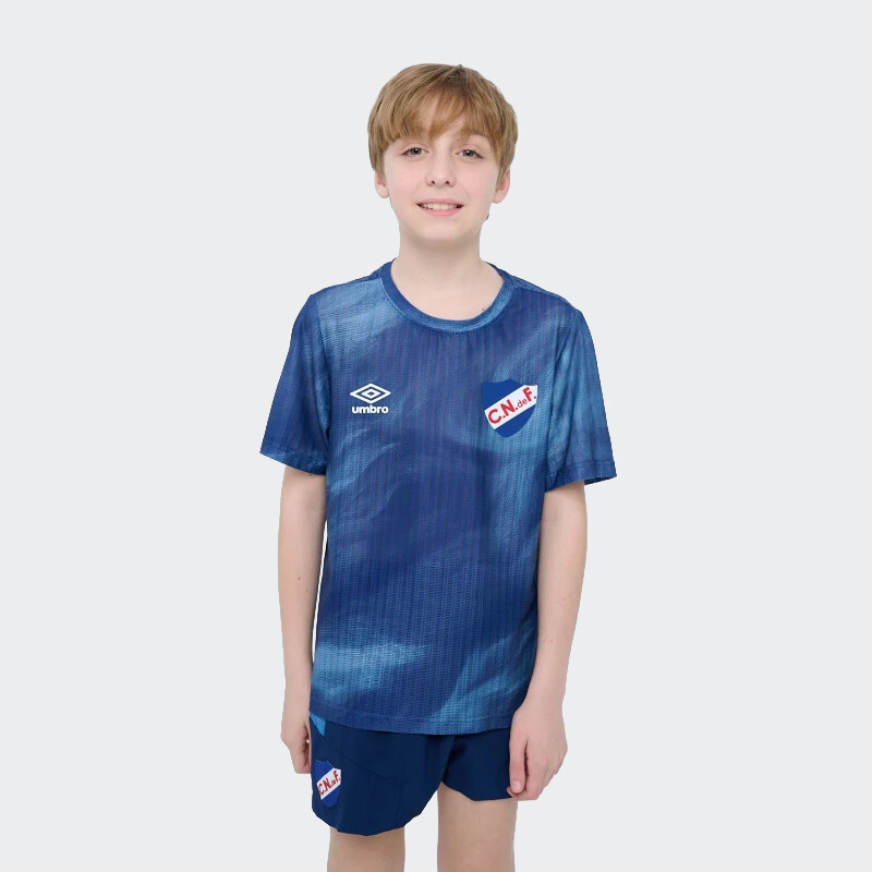 Remera Umbro Press Nacional Junior Marino