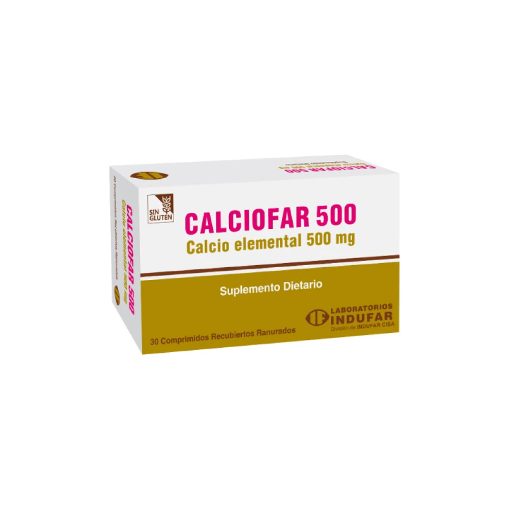 CALCIOFAR 500 CJ X 30 COMPRIMIDOS