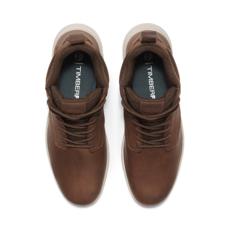 Zapatillas Parker Street Mid Hombre Dark Brown Full Grain