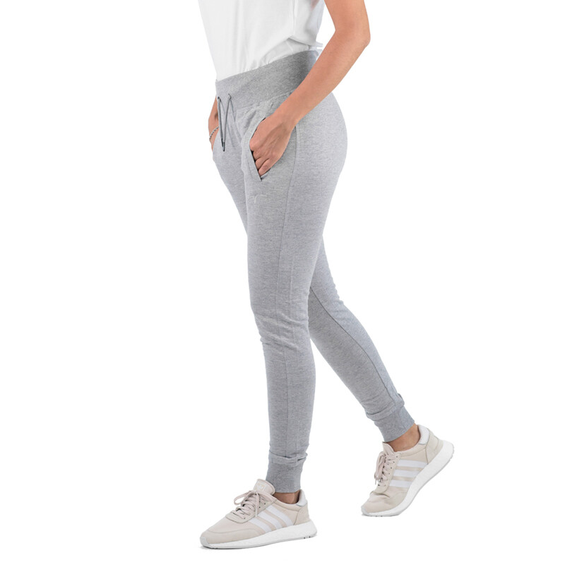 Muvem Pantalon con Puño De Dama Gris