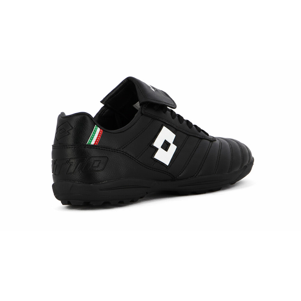 Lotto BOLOGNA Futbol 5 TF Unisex - Negro/Blanco Negro-Blanco