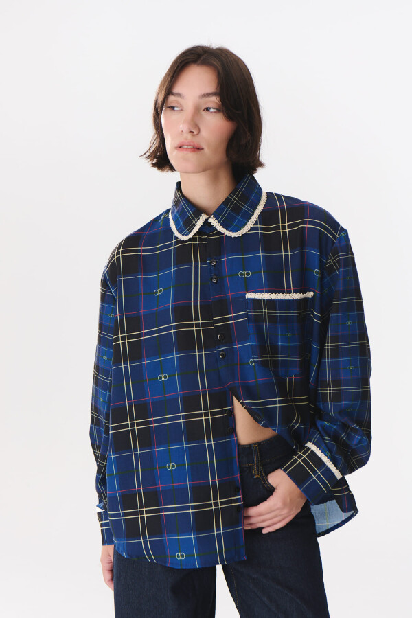 Camisa Court Azul