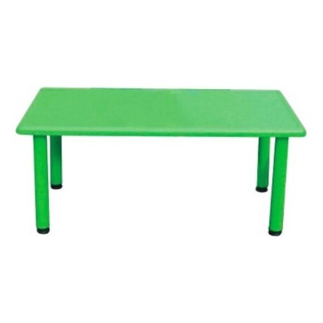 Pack mesa infantil Lumax rectangular + 4 sillas Verde