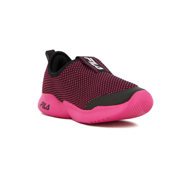 Fila champion funny niño negro/rosado Negro-Rosado