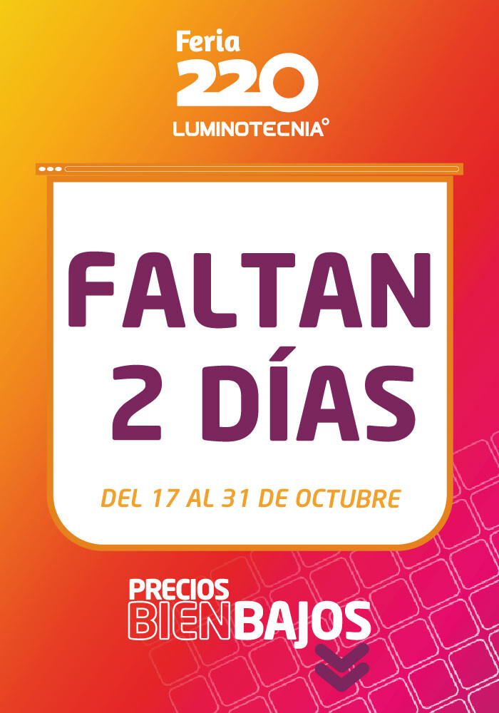 Faltan 2 días feria 220