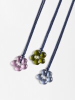 Set De Collares Flores Multicolor multicolor