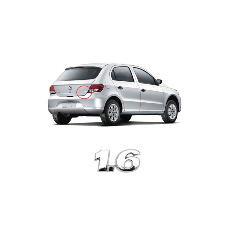 EMBLEMA "1.6" GOL G5 10/13 Emblema "1.6" Gol G5 10/13