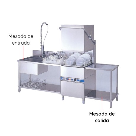 Mesada de Salida 60x75x85 cm para Sistema de Lavado Mesada de Salida 60x75x85 cm para Sistema de Lavado