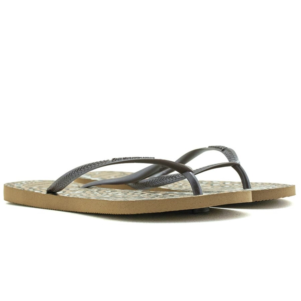 Ojota de Mujer Havaiana Slim Animals - Rosado Oro-cafe 
