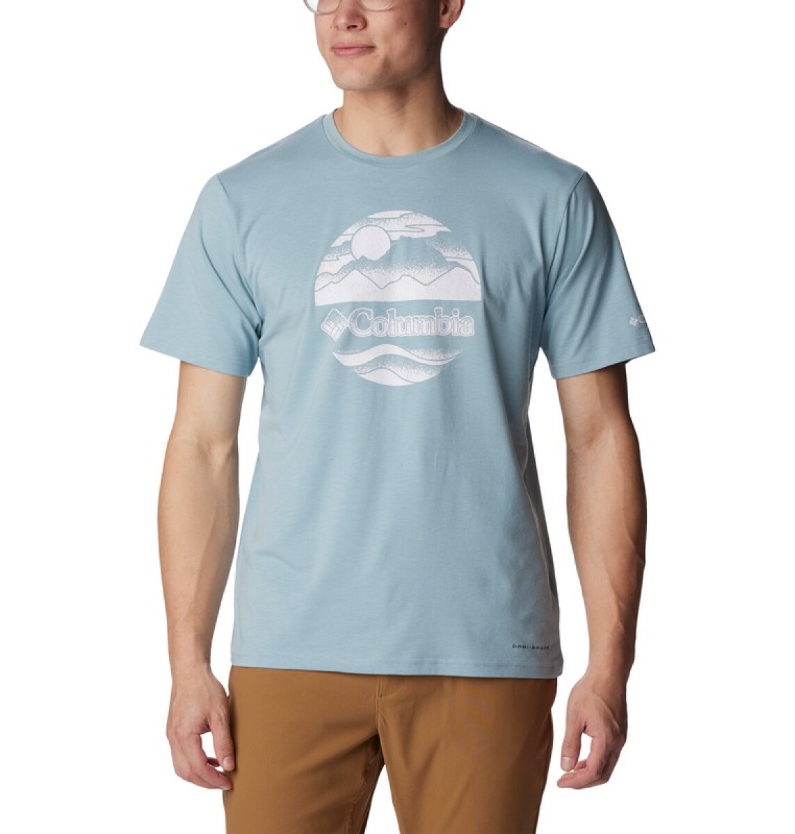 Remera Sun Trek - STONE BLUE 