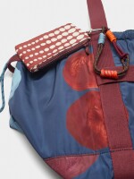 Bolso De Fin De Semana De Nylon Reversible multicolor