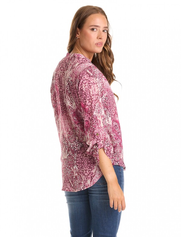 Blusa Printed FUCSIA/MULTI