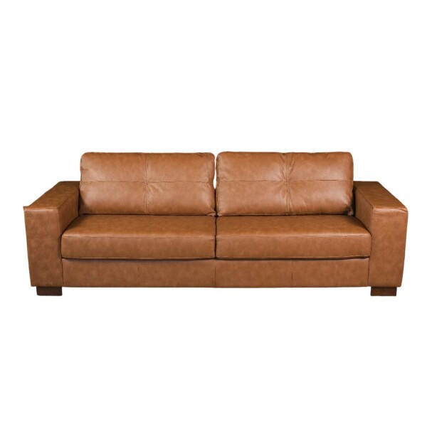 SOFA 100% CUERO - MODELO DOMINI - 4 CUERPOS - MARRON SOFA 100% CUERO - MODELO DOMINI - 4 CUERPOS - MARRON