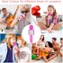 Micrófono Karaoke + Parlante Bluetooth Usb Rosado Niños Variante Color Violeta