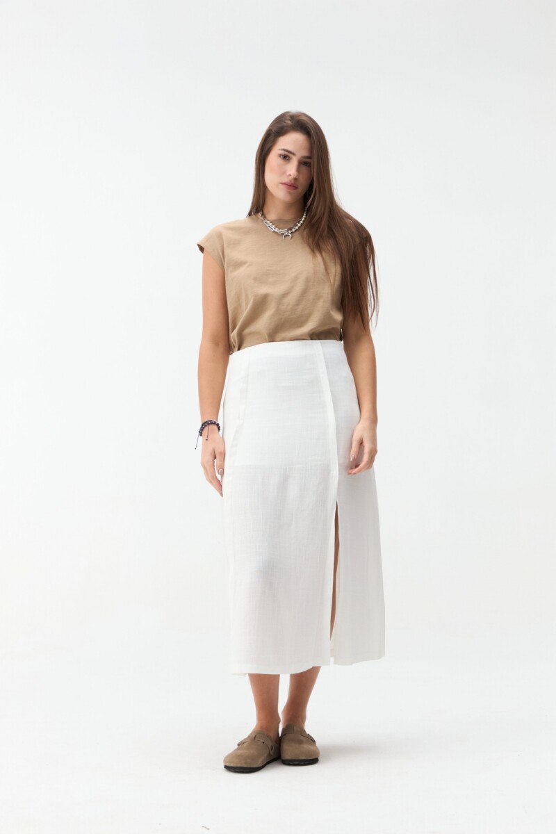 FALDA HIBISCUS - Blanco 