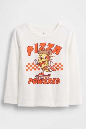 Remera Gráfico Toddler Niño Opt1 New Off White