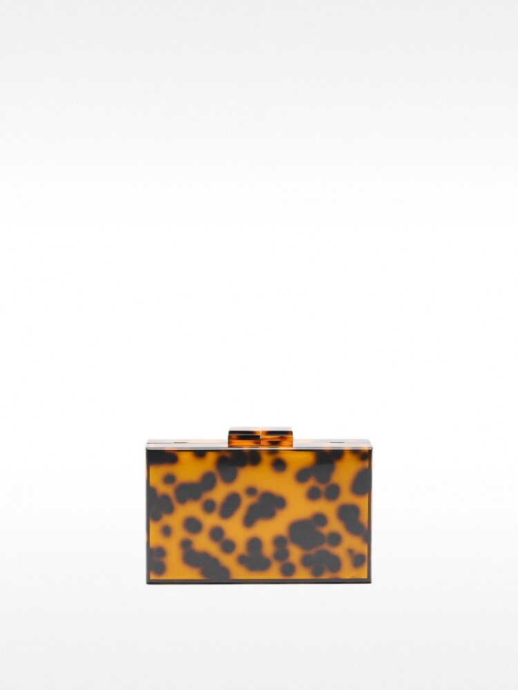 Clutch De Fiesta Rígido Estampado multicolor