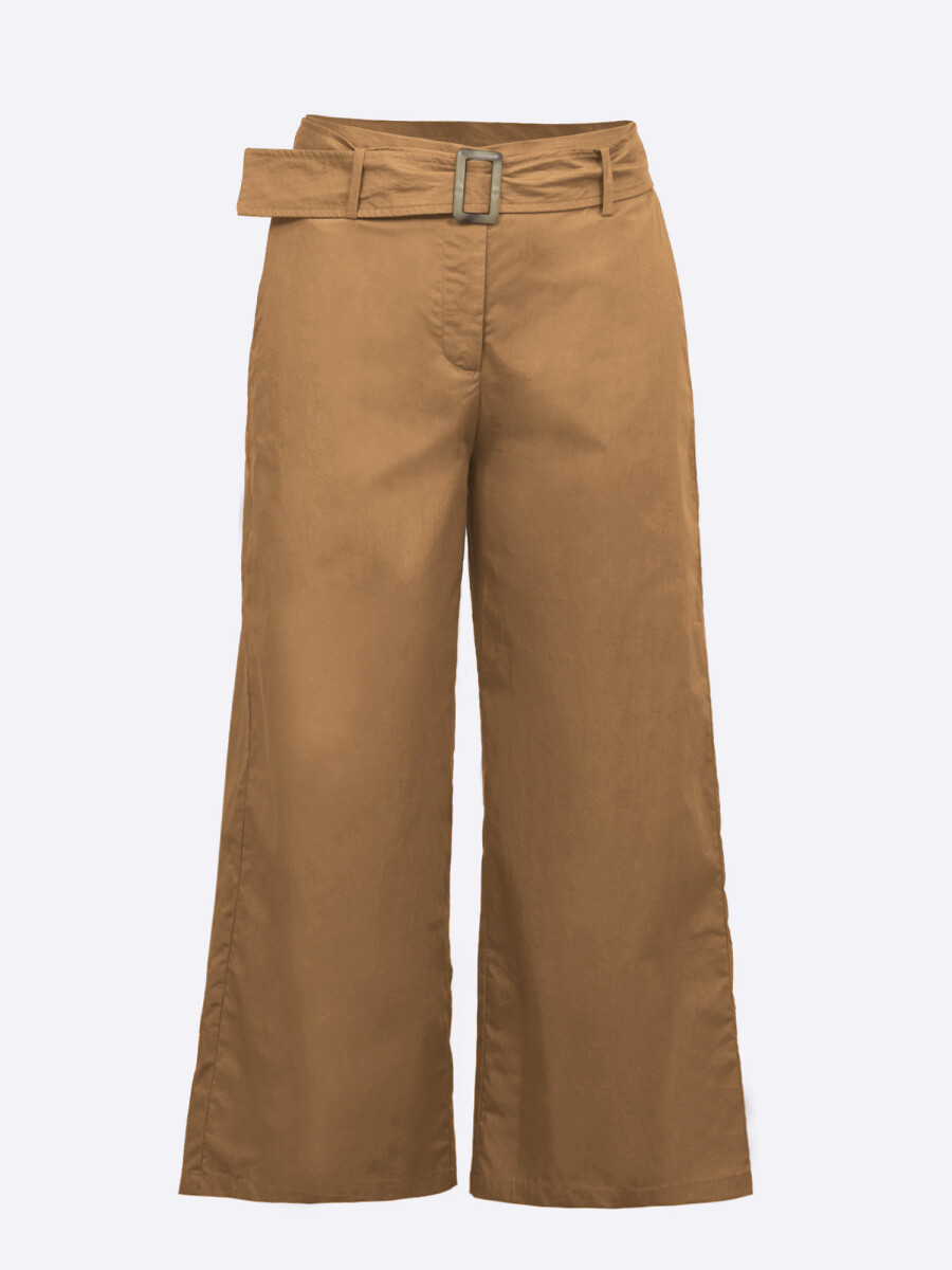 Pantalon lino - tostado 