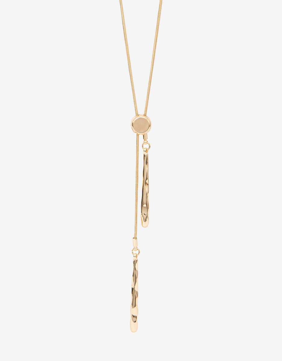 Collar Largo De Metal 