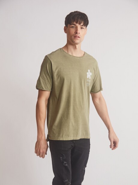 REMERA IGUAPÉ VERDE MILITAR
