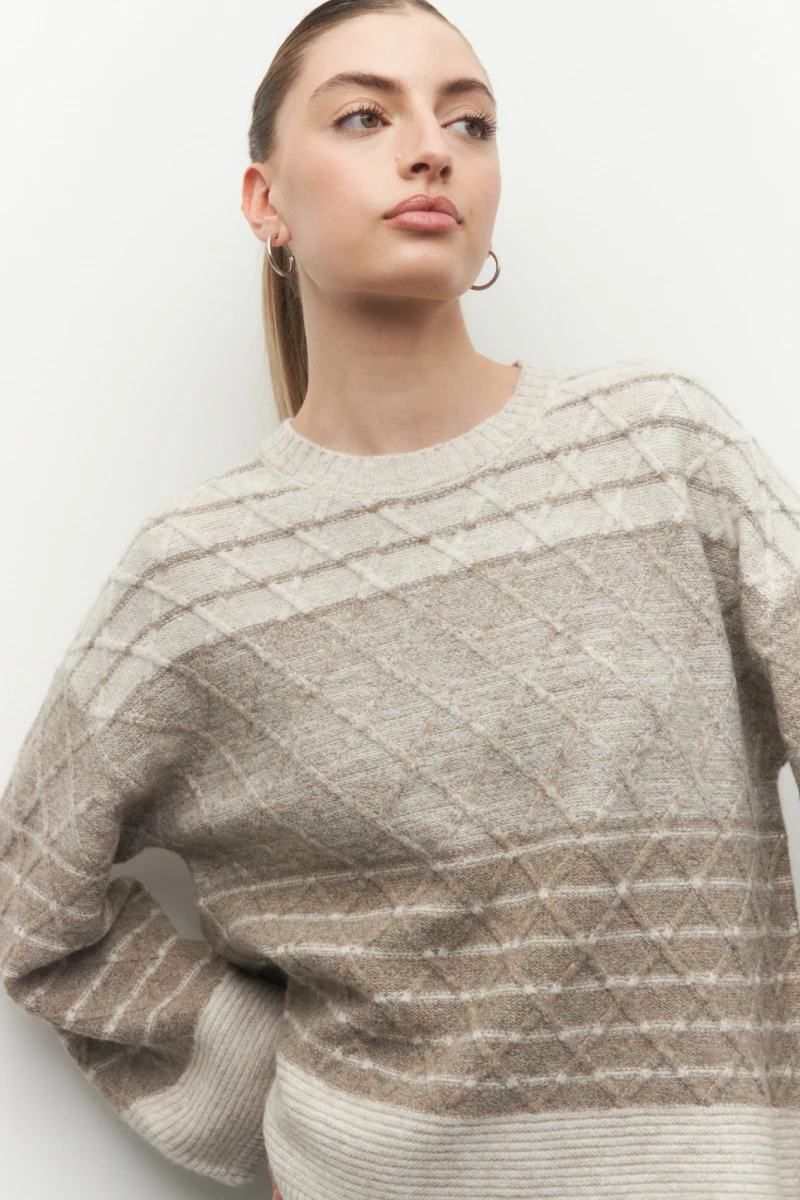 SWEATER MIRNA Beige Melange