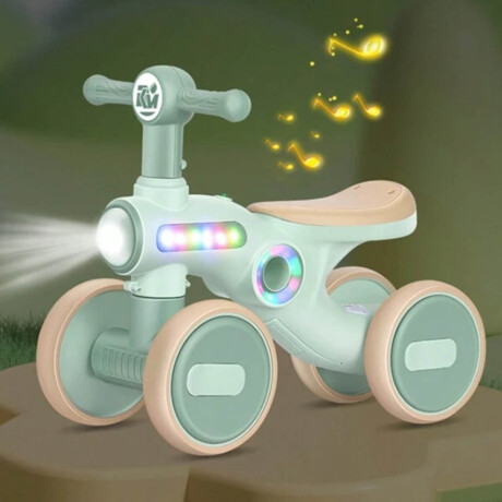 Triciclo Andador Buggy 1-3 años Con Música Y Luces Verde