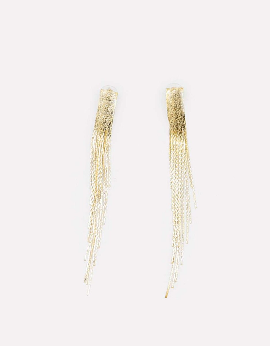 Aros De Cadenas - Dorado 