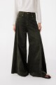 Pantalón Wide XL Corderoy Verde