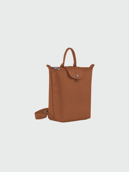 Longchamp -Mochila de cuero, le Pliage Xtra Marrón