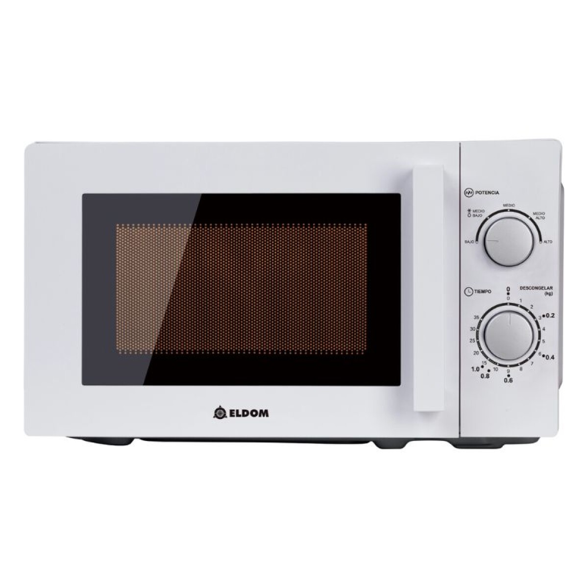 MICROONDAS MANUAL 20 LT BLANCO ELDOM - ELD20BM 