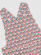 Peto Corto Estampado Con Detalles En Ondas Blanco