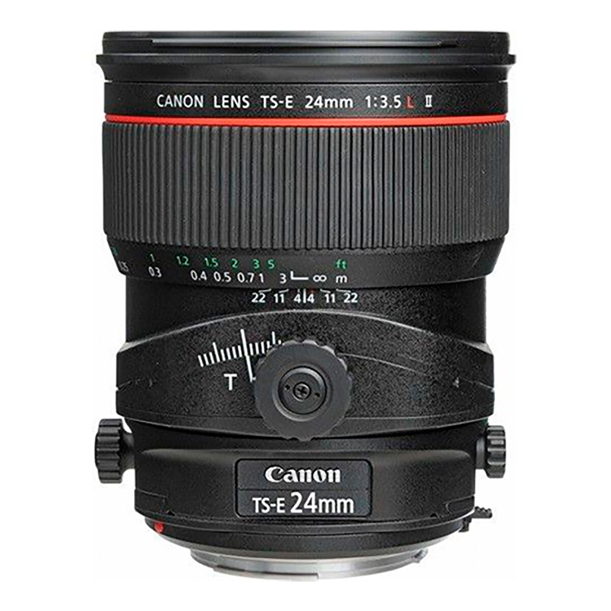 Lente Canon TS E24mm F/3.5L II Aumento Máximo 0,34x 
