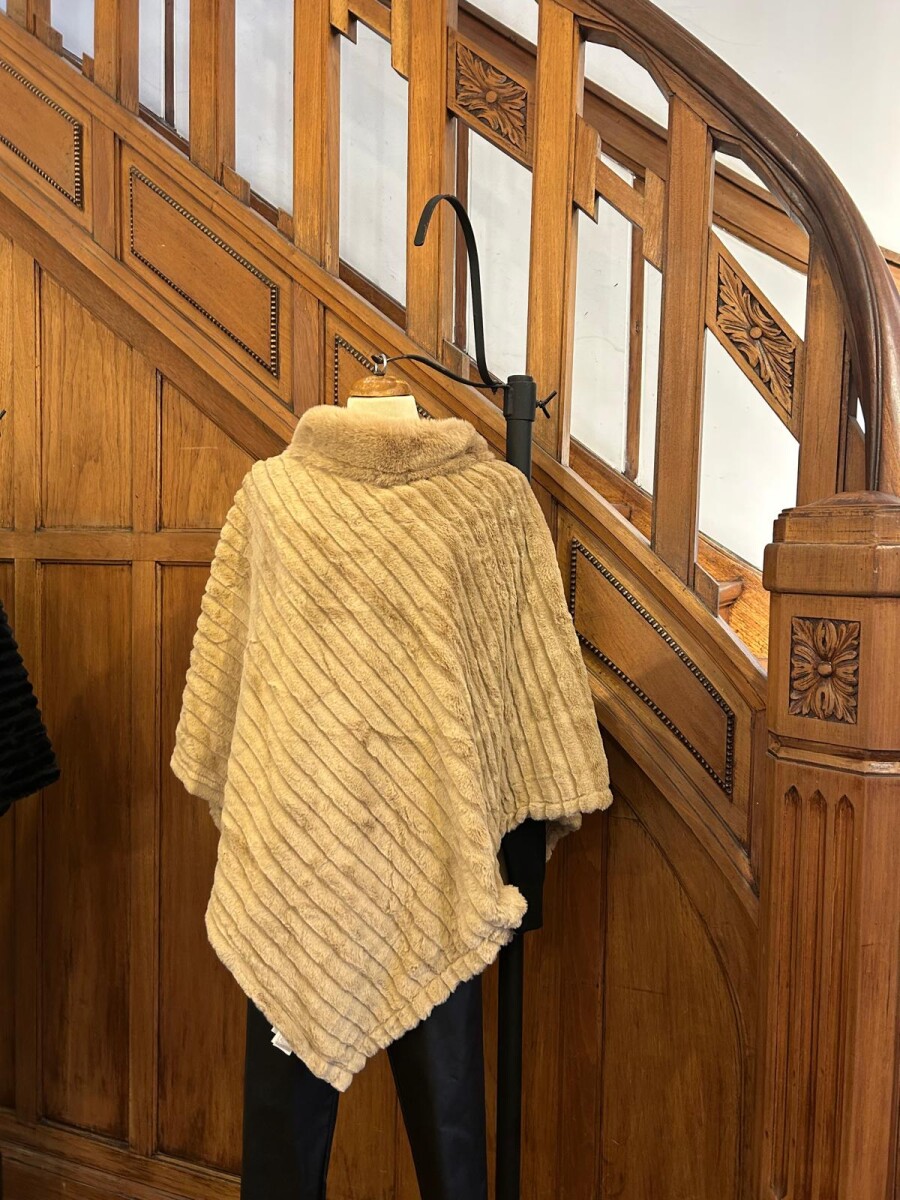 PONCHO NOCHE - Camel 