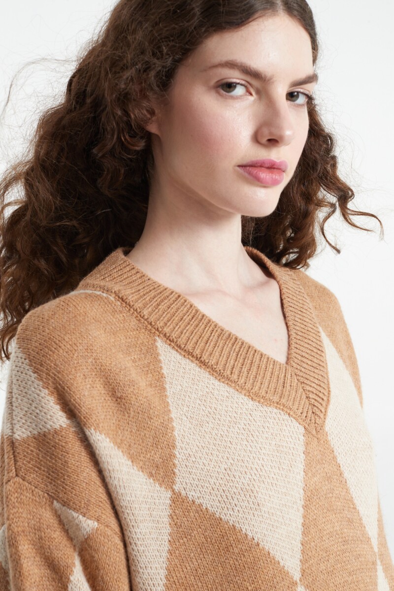 SWEATER TEJIDO Camel