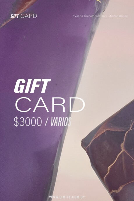 GIFT CARD 3000 VARIOS