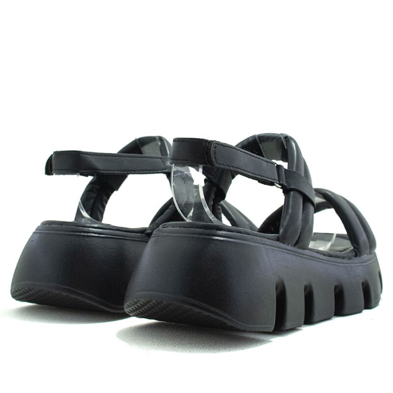 Sandalias - Chill Sunday - Chill Sunday Sandalia doble tira c/pulsera Mujer de Mujer - S3-1 Negro