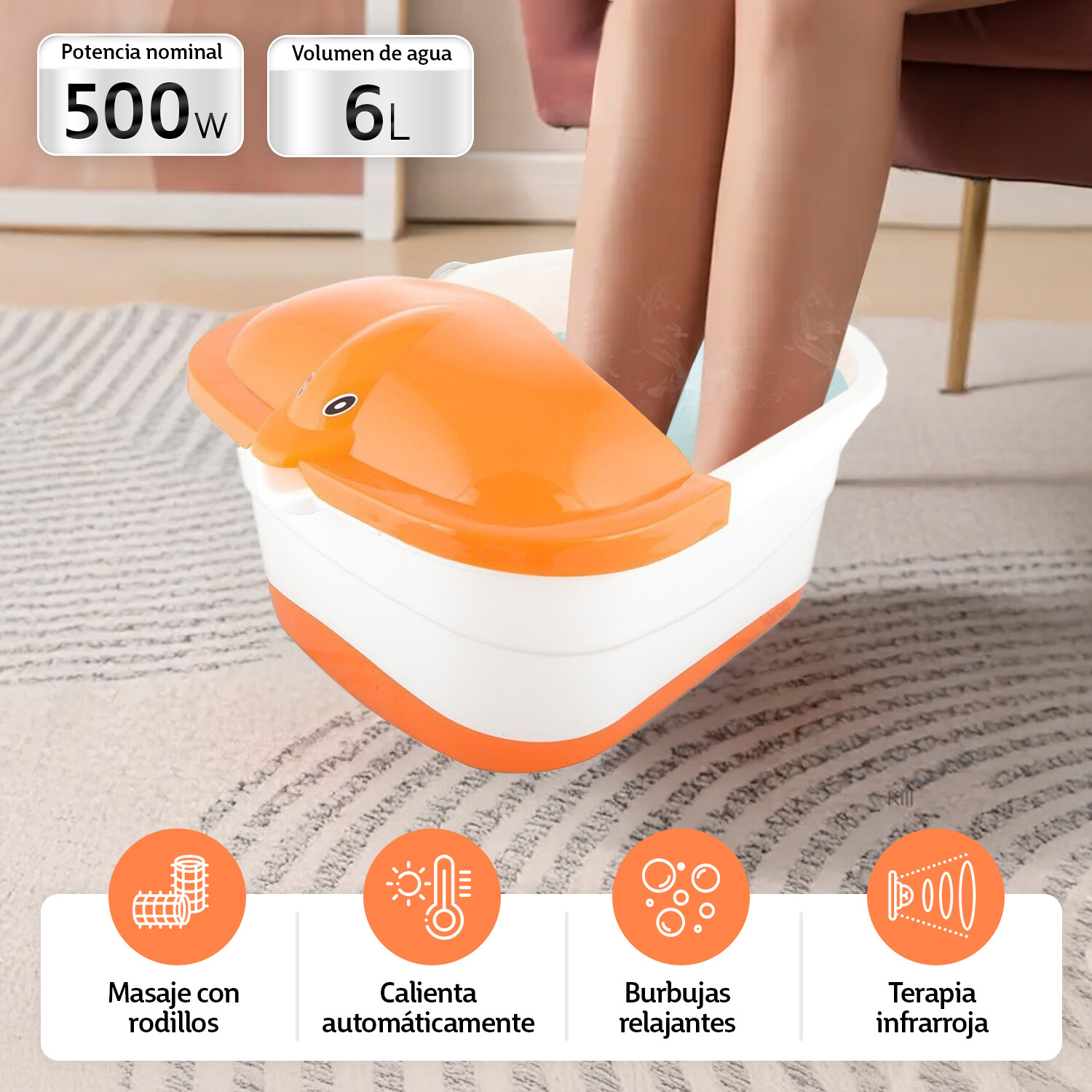 Masajeador De Pies Electrico Corporal Muscular Spa Para Piernas