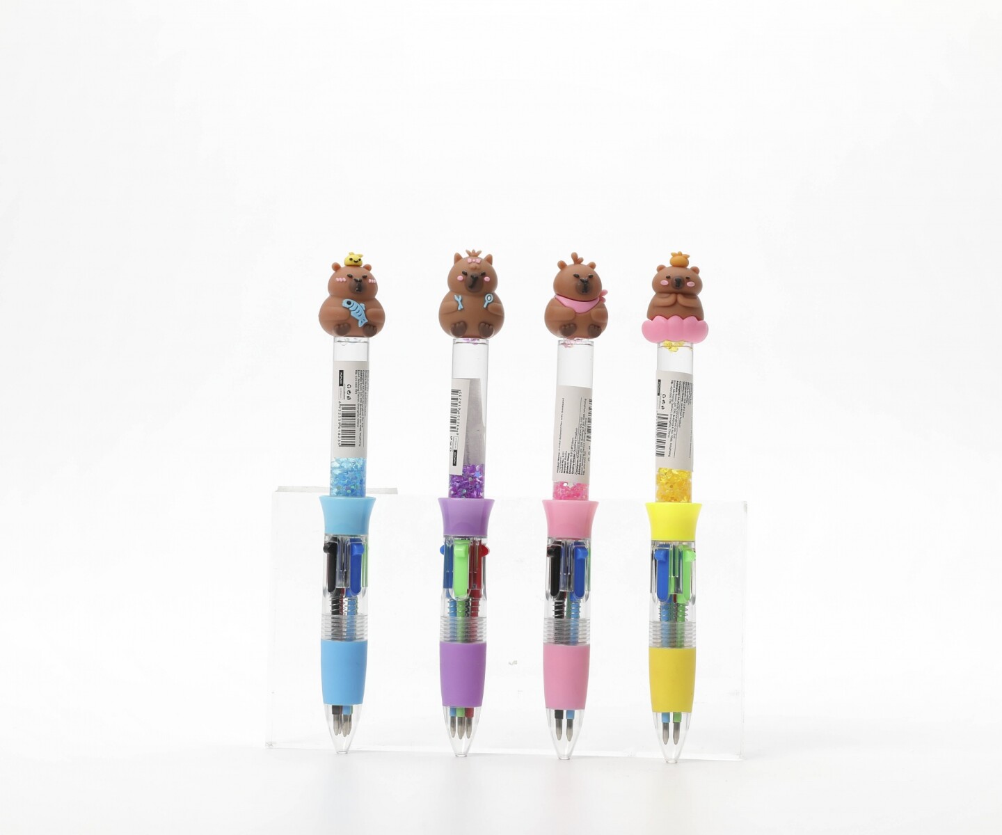 LAPICERA 4 COLORES CON EFECTO ARENA MOVEDIZA (CARPINCHO) 