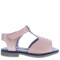 Sandalias de Niña MINI Miss Carol GRACE con velcro y calado Rosado