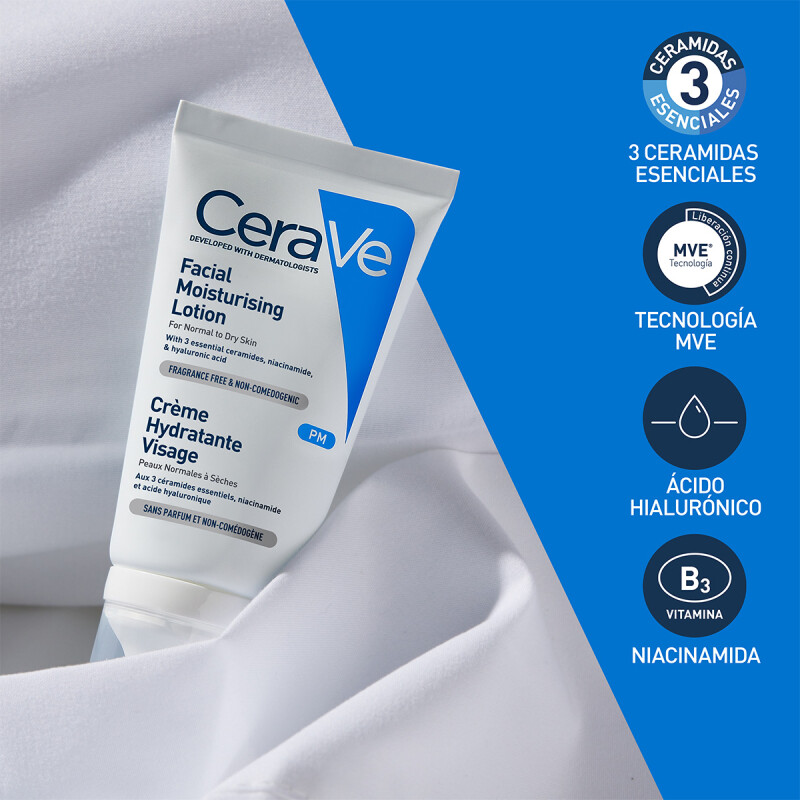 CERAVE CR HIDRATANTE FACIAL + PROTECTOR SOLAR SPF 30 50 ML CERAVE CR HIDRATANTE FACIAL + PROTECTOR SOLAR SPF 30 50 ML