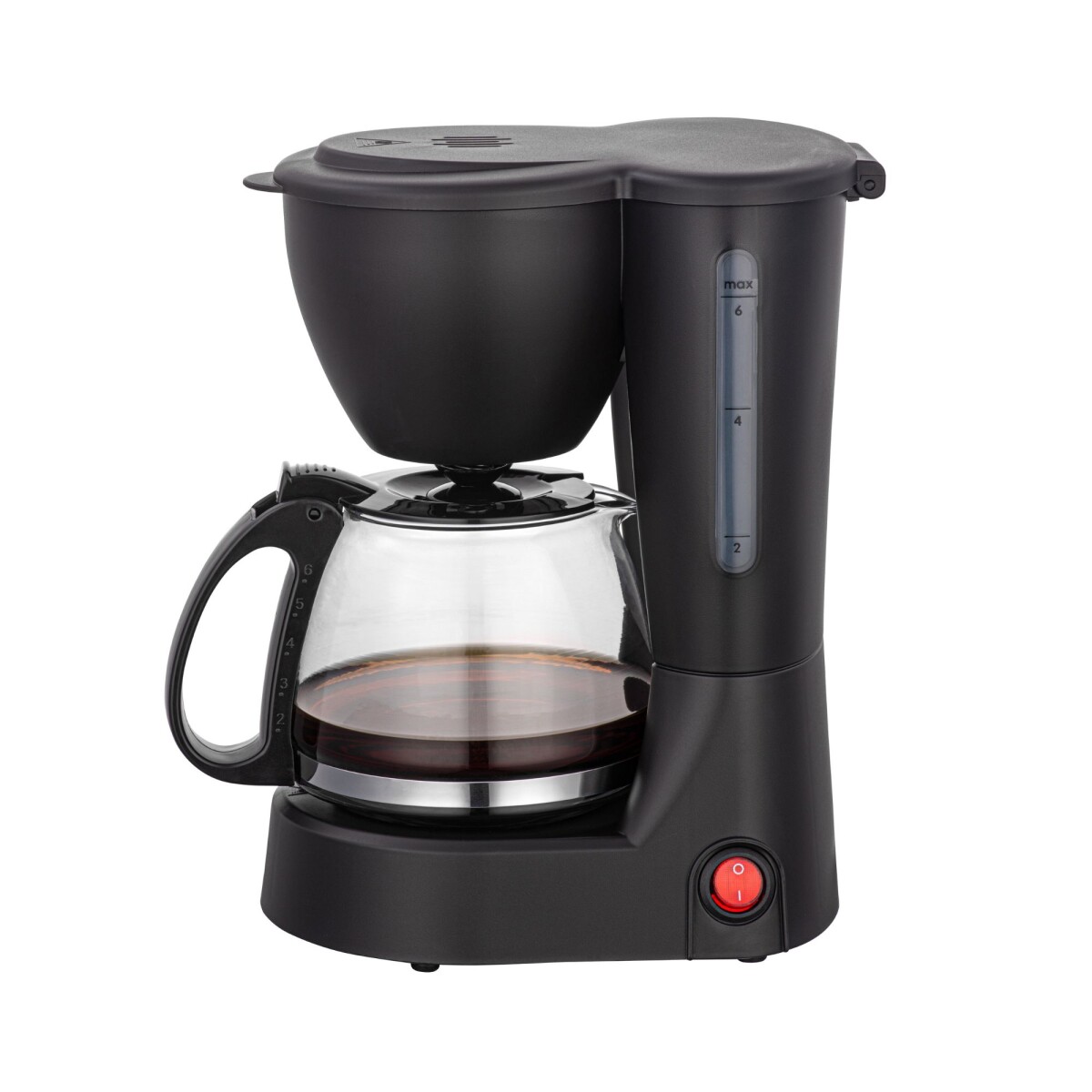 Cafetera Eléctrica Kassel KS-CF7 para 6 Tazas - NEGRO 