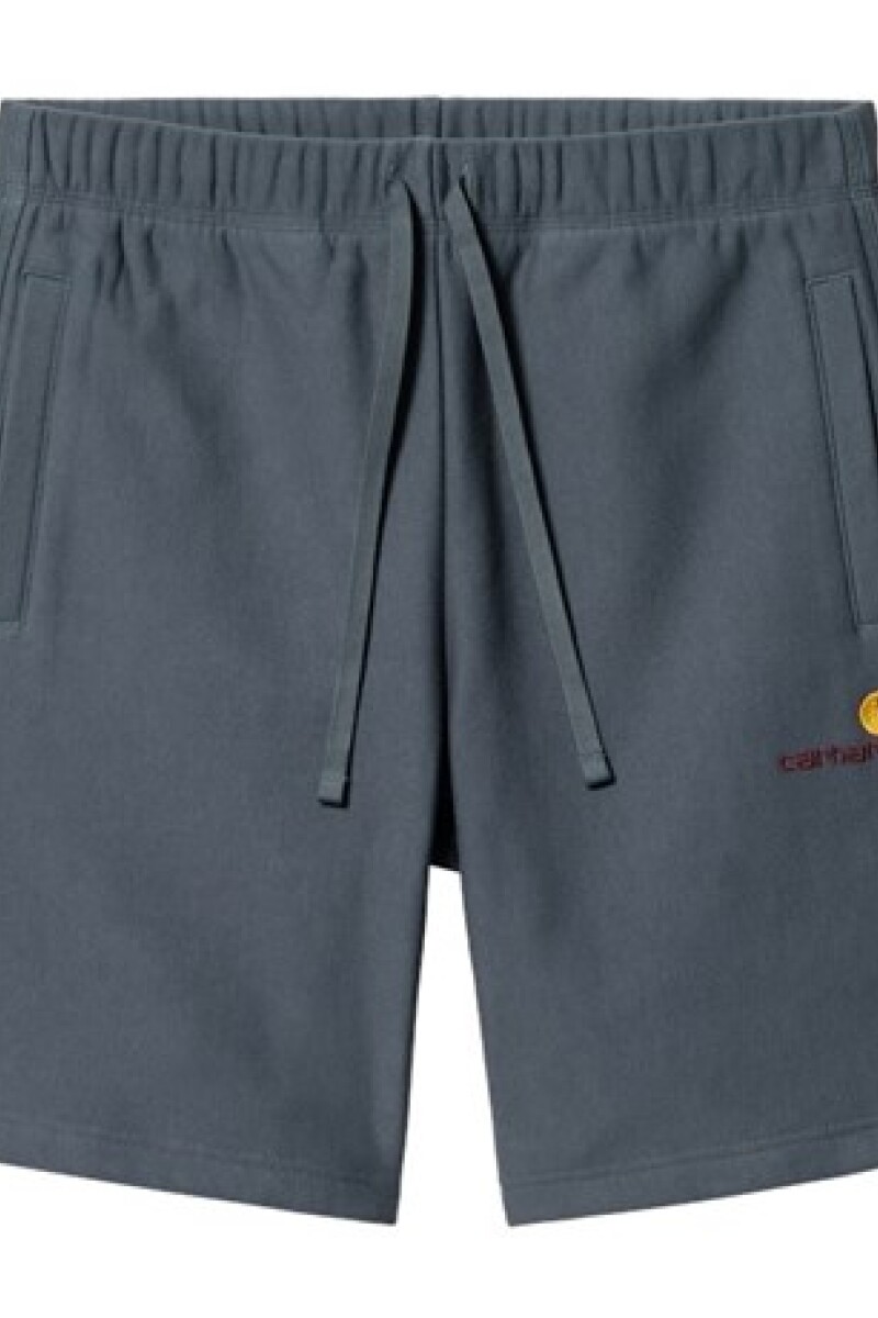 American Script Sweat Short Azul