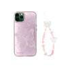 Protector iPhone 13 Pro diseño mariposas rosa con correa Protector Iphone 13 Pro Diseño Mariposas Rosa Con Correa