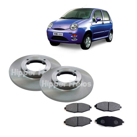 DISCOS DE FRENO COMBO KIT DISCOS Y PASTILLAS FRENO CHERY QQ 800 1100 DISCOS DE FRENO COMBO KIT DISCOS Y PASTILLAS FRENO CHERY QQ 800 1100