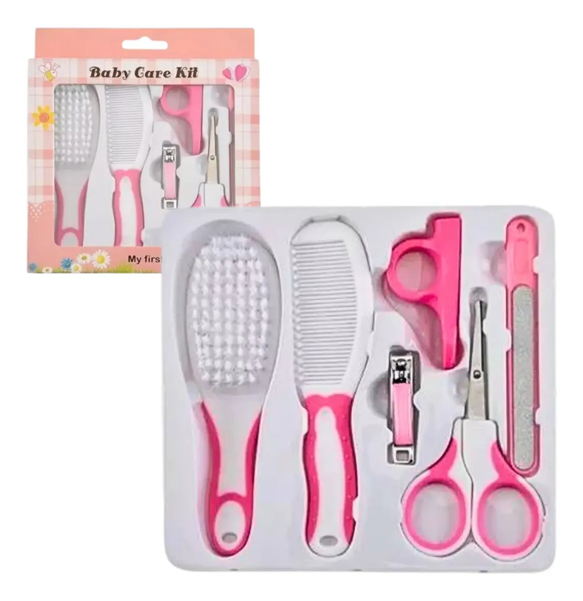 Set De Cuidado Para Bebé Recién Nacído - ROSA 