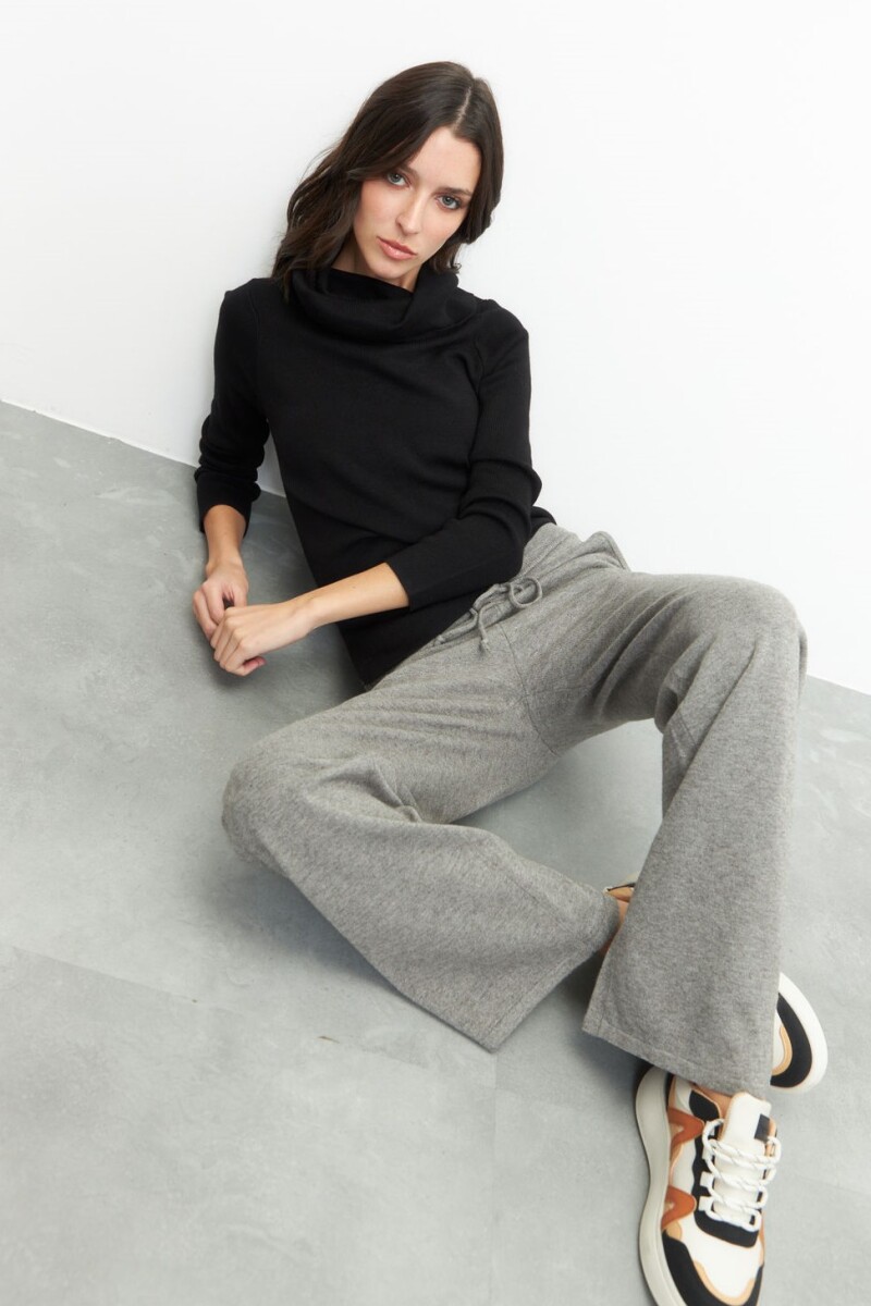 PANTALON TEDY Gris Melange