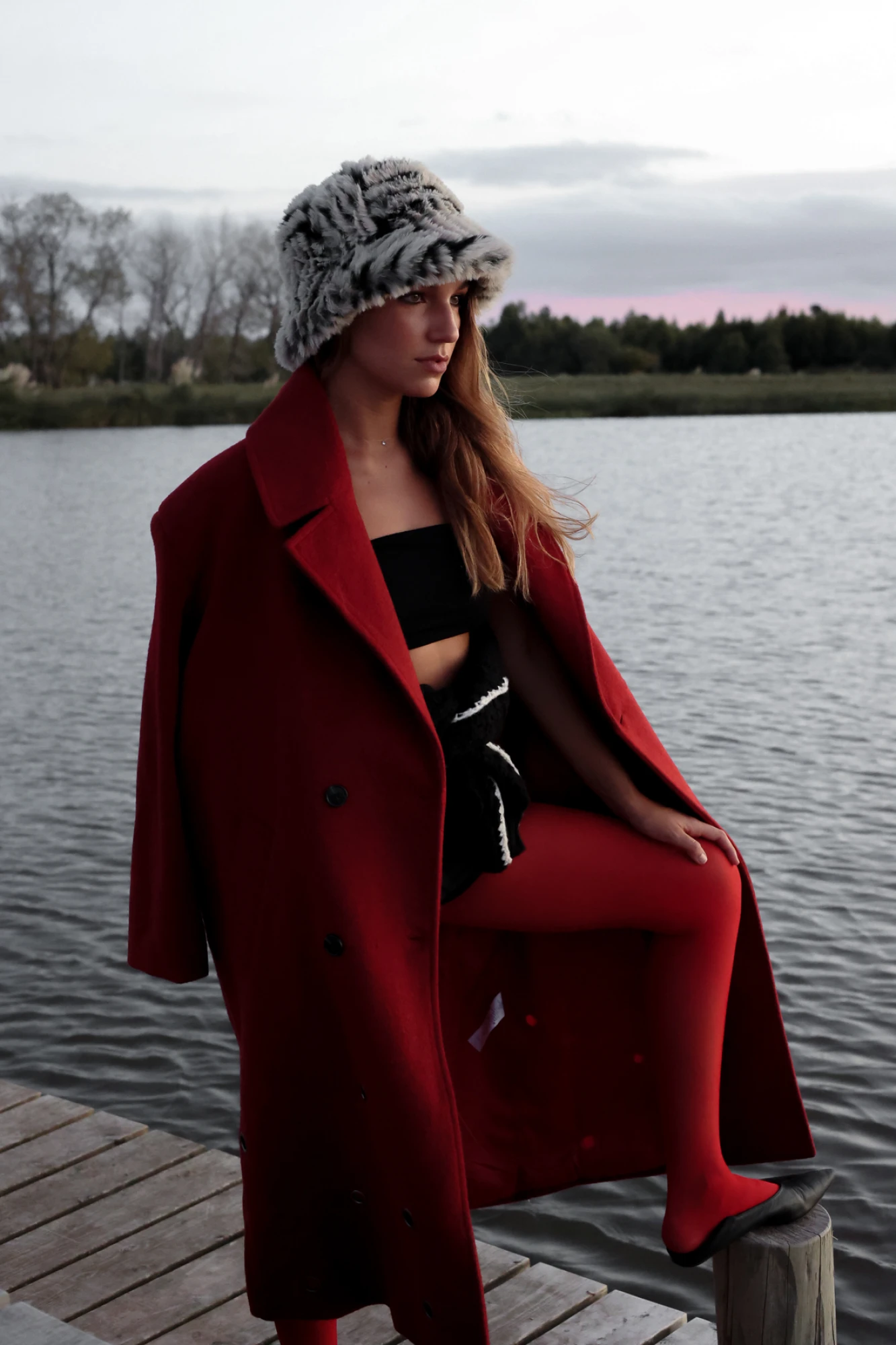 Chaqueta Ofelia rojo m/l